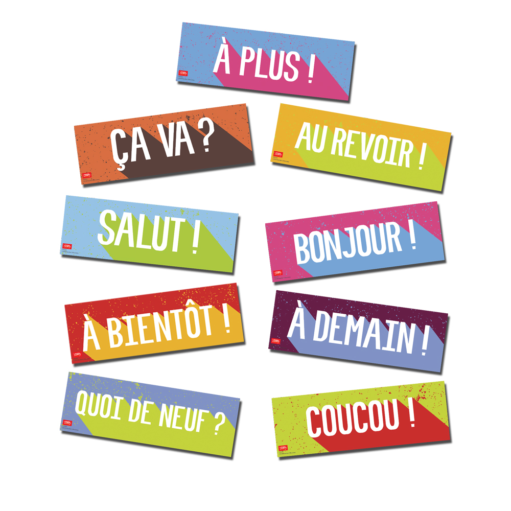 Greetings French Bulletin Board Set, Bulletin Board Sets Teacher's Discovery